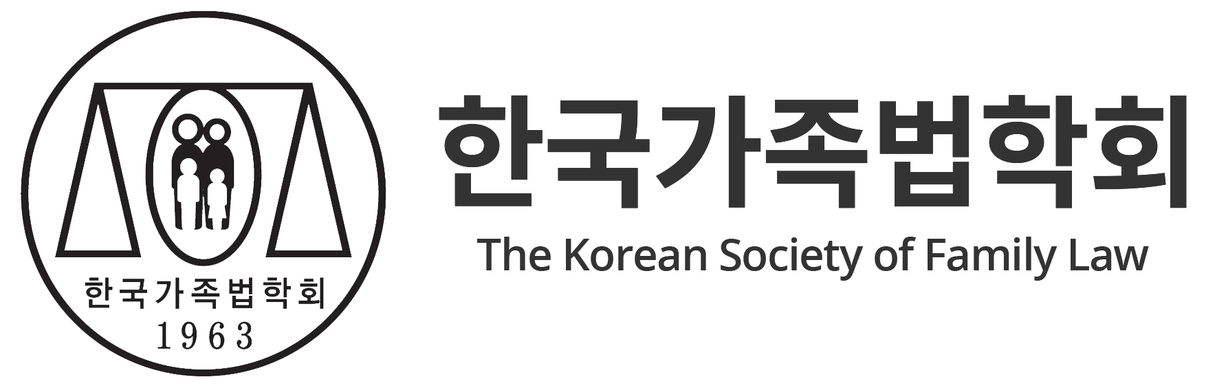 한국가족법학회 로고 이미지